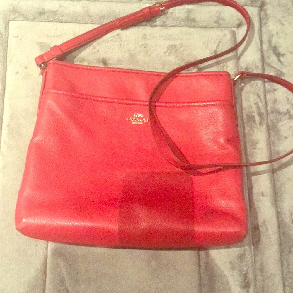 Red Coach Crossbody purse